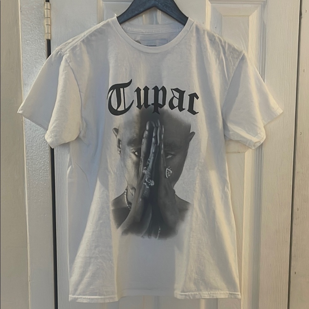 Cross Colours Tupac T-Shirt Size Medium In White